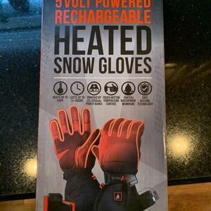 NIB women’s heated gloves sz M